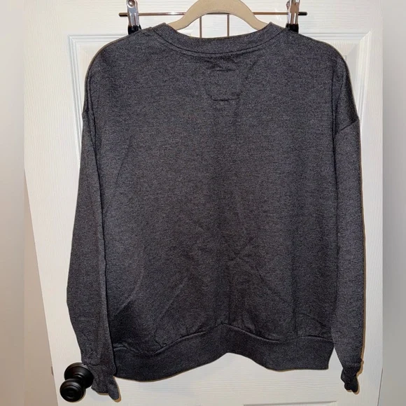 C&C California Dark Gray Crewneck Sweater - Picture 5 of 5
